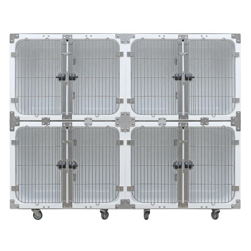 Veteriner Suya Dayanıklı Fiberglas Modüler Köpek Kafesi